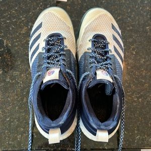 Women’s 9.  Adidas USA volleyball shoes.  With VKTRY insoles. GUC.